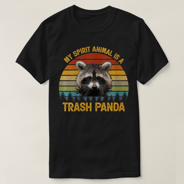T-shirt Femmes Mon esprit animal est un panda de déchets d (Design devant)
