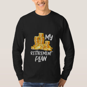 T-shirt Femmes Mon régime de retraite collecte des pièces