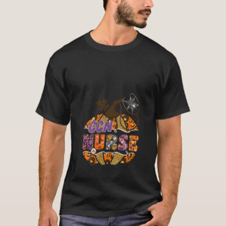 T-shirt Femmes NCC Infirmière Stethoscope Leopard Hallowee