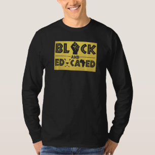 T-shirt Femmes Noires Et Éduquées Filles Histoire Noire Mo
