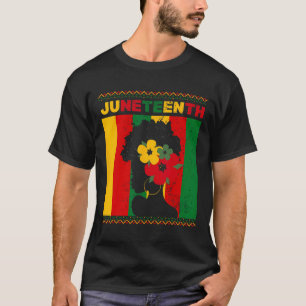 T-shirt Femmes Noires Juneteenth Fierté Femmes Mois de l'H