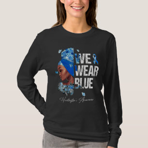 T-shirt Femmes noires Nous portons la conscience de Blue H