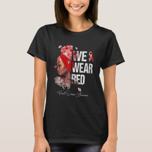 T-shirt Femmes noires Nous portons une sensibilisation aux