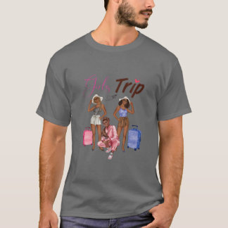 T-shirt Femmes noires Queen Melanin Girls Trip Matching Ge