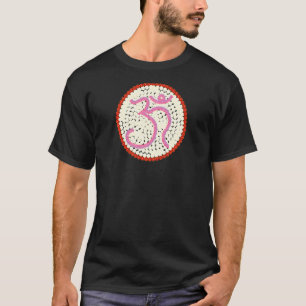 T-shirt Femmes Om Vert Yoga  1