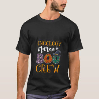 T-shirt Femmes Oncologie Infirmière Boo Équipage Infirmièr