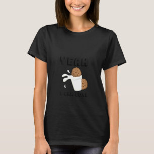 T-shirt Femmes Oui Je Peux Dunk Milk & Cookies Basketball 