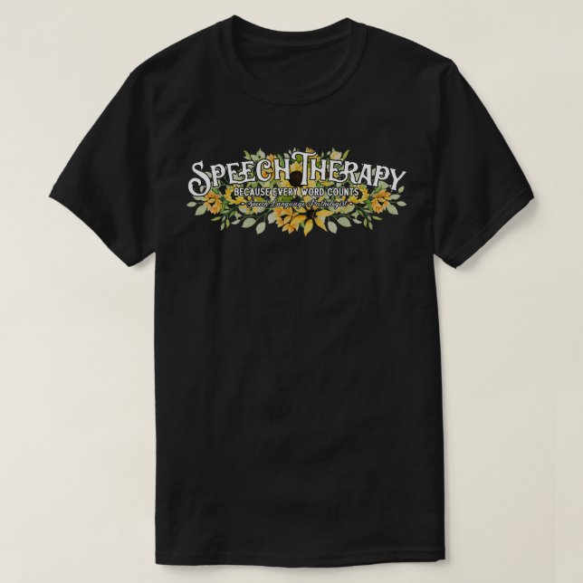 T-shirt Femmes, Pathologie de la langue de la parole, SLP, (Design devant)