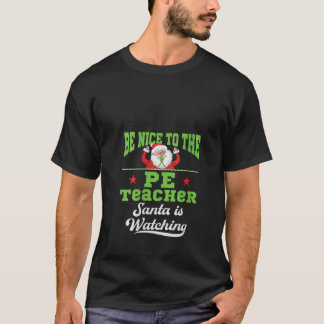 T-shirt Femmes Père Noël Enseigner Funny Enseignement phys