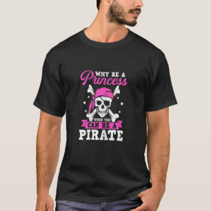T-shirt Femmes Pirate Jolly Roger Filles Freebooter 2