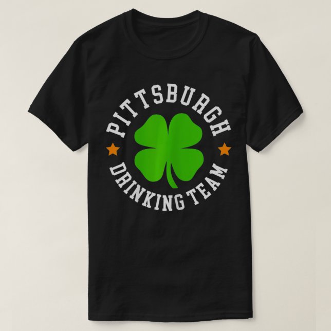 T-shirt Femmes Pittsburgh Matching Jour de la Saint Patric (Design devant)