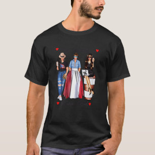 T-shirt Femmes portoricaines nées du sang péruvien Fière P