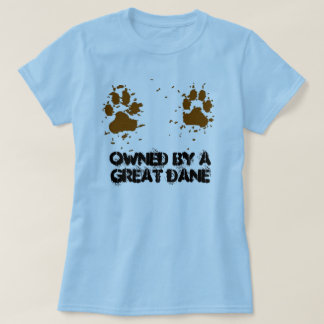 T-shirt Femmes possédées par great dane