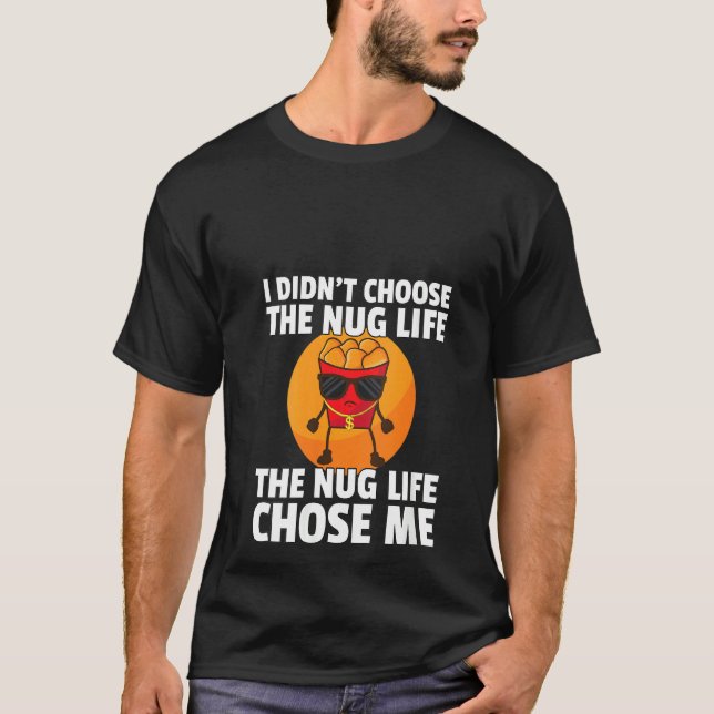 T-shirt FEMMES Poulet Nugget Chemise Nug Life Tenders Gang (Devant)