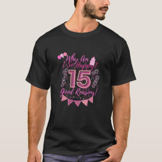 T-shirt Femmes Pourquoi Suis-Je Si Heureux ? Mignonne Rein