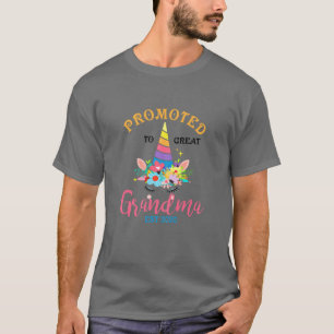 T-shirt Femmes Promues À Grand-Mère 2020 Costume Unicorn N
