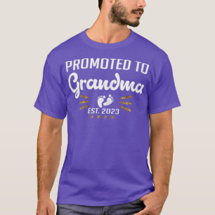 T-shirt Femmes promues à Grand-mère 2023 Drôle Tee Pregnan