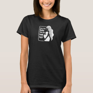 T-shirt Femmes regardant Gras Ironique Grossesse