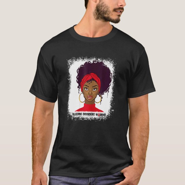 T-shirt Femmes Saignements Troubles Guerrier Soutien de co (Devant)