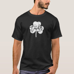 T-shirt FEMMES Saint Patricks Jour Enseignant Funny Shamro