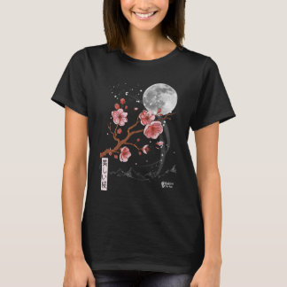 T-shirt Femmes Sakura Blossom Noir