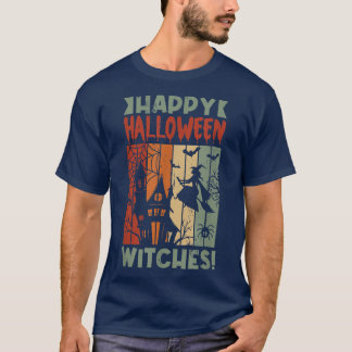 T-shirt Femmes Scary éffrayant Halloween sorcières1119