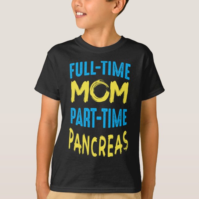 T-shirt Femmes Sensibilisation au diabète Mois tenue Maman (Devant)