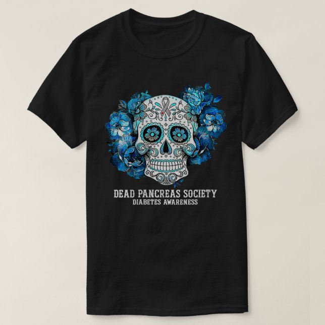 T-shirt Femmes Sensibilisation au diabète Pancréas Morts S (Design devant)