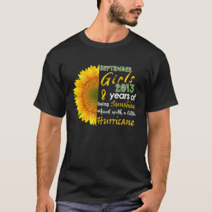 T-shirt Femmes Septembre Filles 2013 8e anniversaire 8 ans