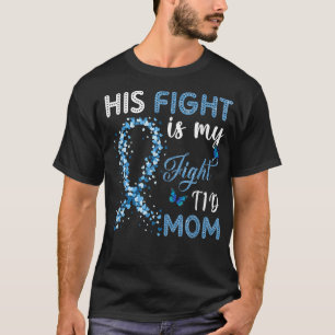 T-shirt Femmes Son combat est mon combat T1D Maman Diabète