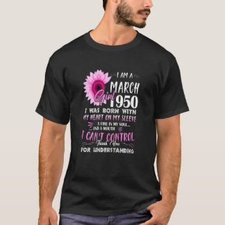 T-shirt Femmes stupéfiantes Depuis 1950 72e anniversaire J