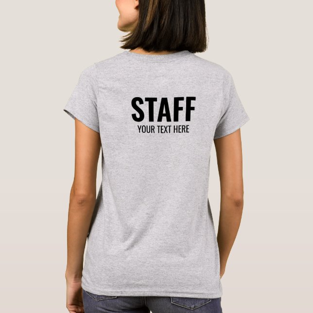 T-shirt Femmes T Chemises Personnel Membre d'équipage Acie (Dos)