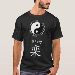 T-shirt Femmes Tai Chi Chuan Chinese Martial Arts Yin Yang