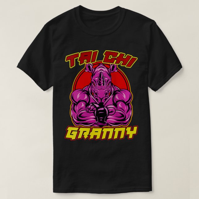 T-shirt Femmes Tai Chi Granny Arts martiaux (Design devant)