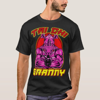 T-shirt Femmes Tai Chi Granny Arts martiaux