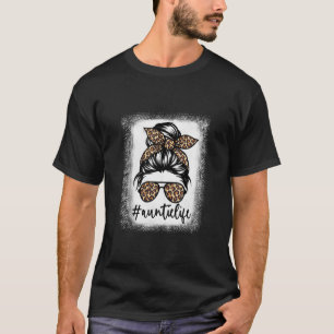 T-shirt Femmes Tante Vie Bleached Chemise Tante Vie Leopar
