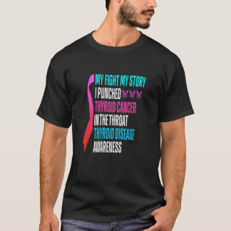 T-shirt Femmes Thyroïde Soutien de la sensibilisation Surv