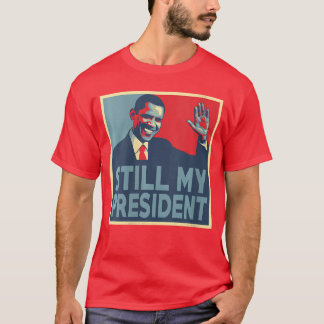 T-shirt Femmes toujours mon Barack Obama 44 col en V