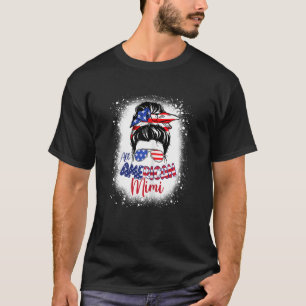 T-shirt FEMMES TOUS Mimi Américain Grandma Drapeau Messy B