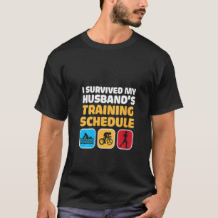 T-shirt Femmes Triathlon Femme Femme Triathlète Swim Bike 
