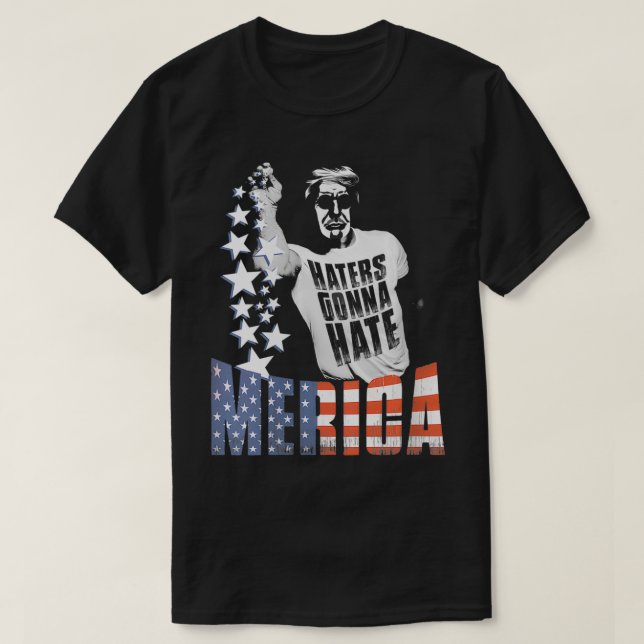 T-shirt Femmes Trump Bae Drôle 4 juillet Trump Salt VNe (Design devant)