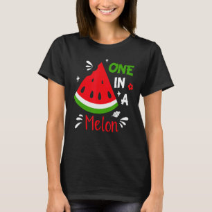 T-shirt Femmes Un Dans Un Melon Watermelon Bonjour Vibes É