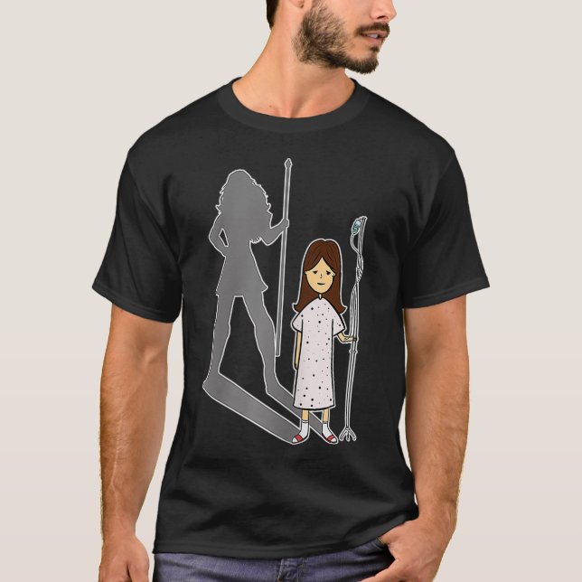 T-shirt Femmes Uterus Suppression Chirurgie Hystérectomie (Devant)