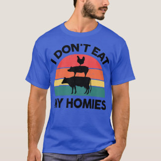 T-shirt Femmes Vegan Je ne mange pas mes Hommes Veganisme