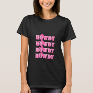 T-shirt Femmes Vintage Howdy Rodeo Western Country Sudiste