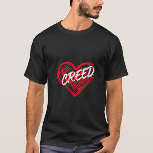 T-shirt Femmes Vintage I COEUR CREED I Love CREED First Na