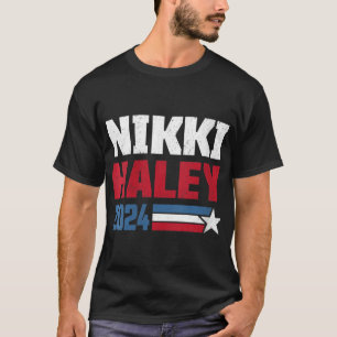 T-shirt Femmes Vintage Nikki Haley 2024 Pour Président Ele