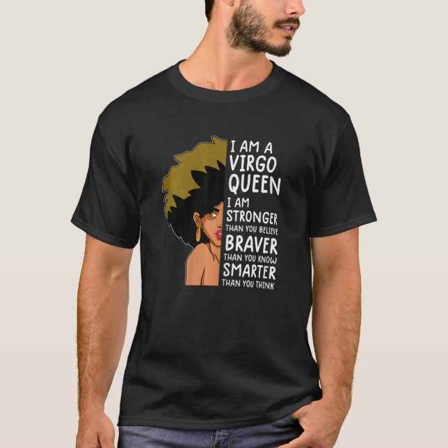 T-shirt Femmes Virgo reine femmes Astrologie zodiac Virgo  (Devant)