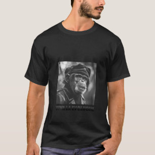 T-shirt Femmes Viva La Evolucion Révolution Singe Nerd V