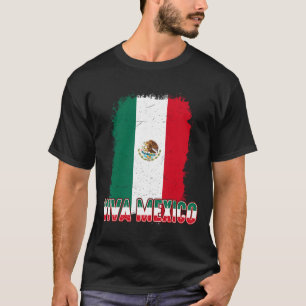 T-shirt Femmes Viva Mexique Drapeau Hommes Enfants Garçon 